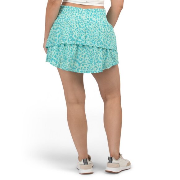 THE BUBBLE Rainbow Upf Animal Printed Ruffle Skirt - Picture 2 of 2